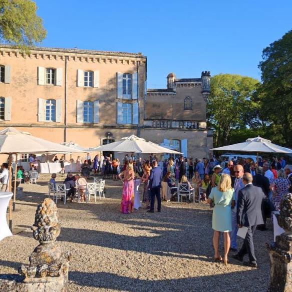 Cocktail dinatoire sur la terrasse